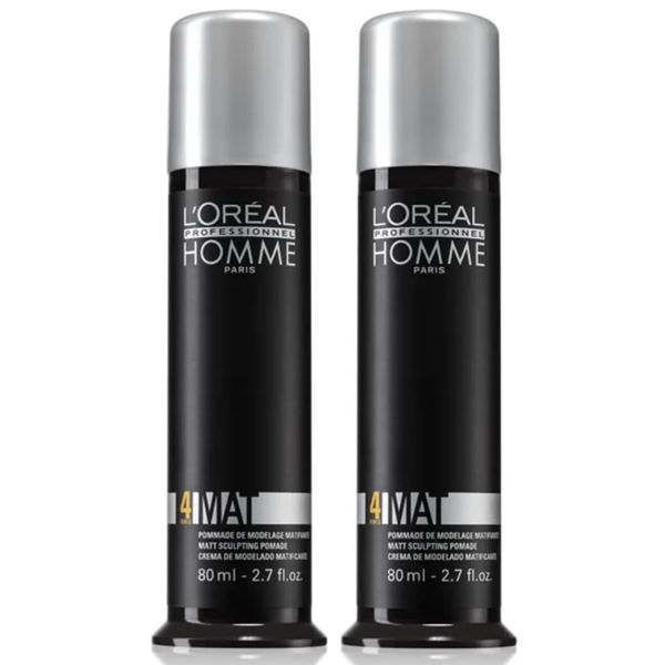 L'Oréal Professionnel Homme Duo Mat Modelliersalbe 2 x 80 ml