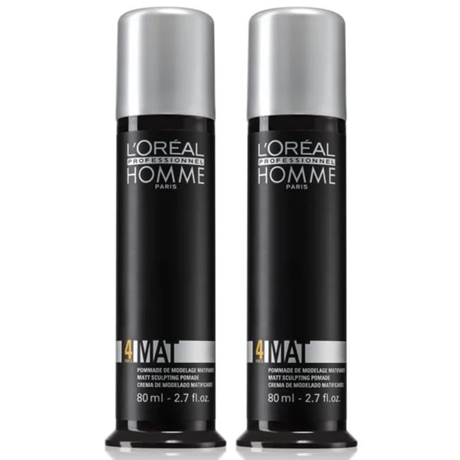 L'Oréal Professionnel Homme Duo Mat Modelliersalbe 2 x 80 ml