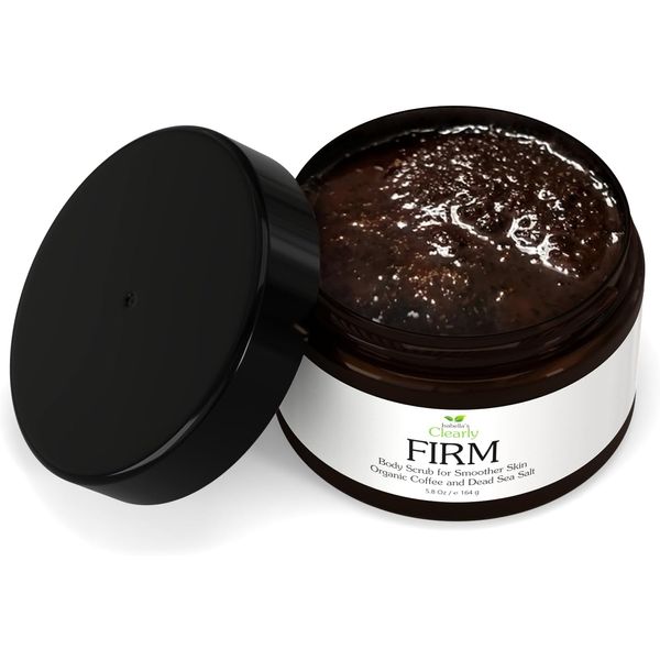 Isabella&#39;s Clearly Farm, Smooth Skin with Exfoliating Coffee and Dead Sea Salt Body Scrub | Natural and Organic Body Firming in the Shower Caffeine Scrub | Made in the USA