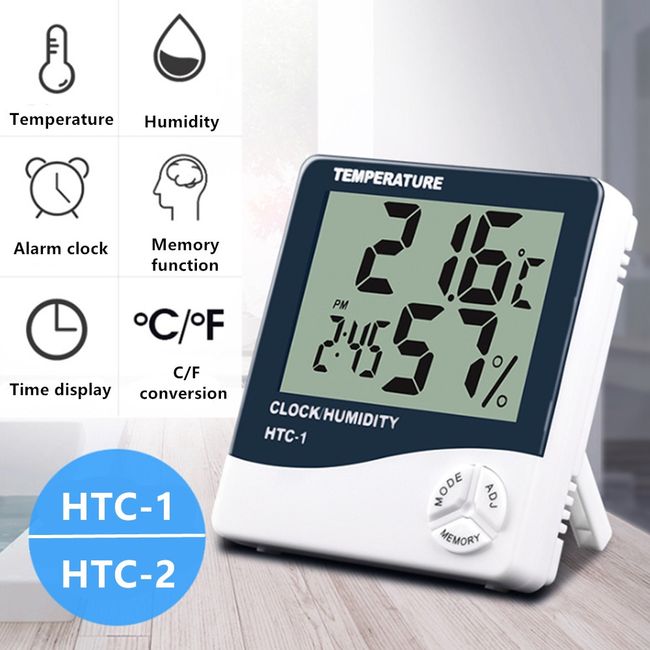 Temperature And Humidity Meter - Htc2