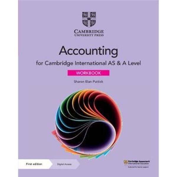 NEW Cambridge International AS & A Level Accounting Workbook with Digital Access (2 years)