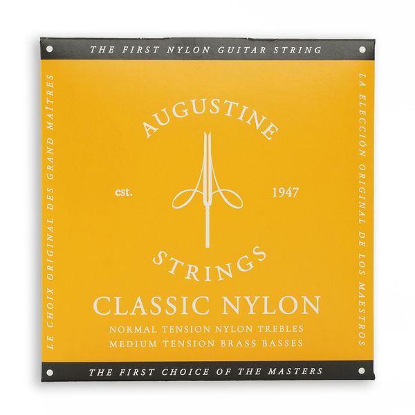 Augustine Classic Gold Nylon Guitar Strings - Medium Tension