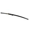 Handmade Sword - Samurai Sword Katana, Functional, Hand Forged, 1045/1060 Carbon Steel, Heat Tempered/Clay Tempered, Full Tang, Sharp, Wooden Scabbard (Tiger)