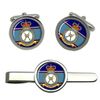 Royal Air Force Regiment Cufflinks and Tie Clip Set
