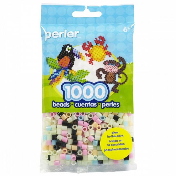 Perler Glow Mix Beads Pack (1000-Piece)