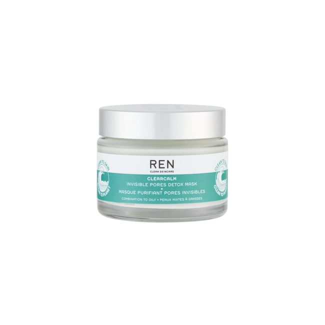 REN Clean Skincare Clearcalm Detox Maske für unsichtbare Poren, Verpackung kann variieren)