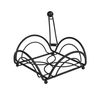 Spectrum Diversified Flower Flat Napkin Holder, Black (97910)