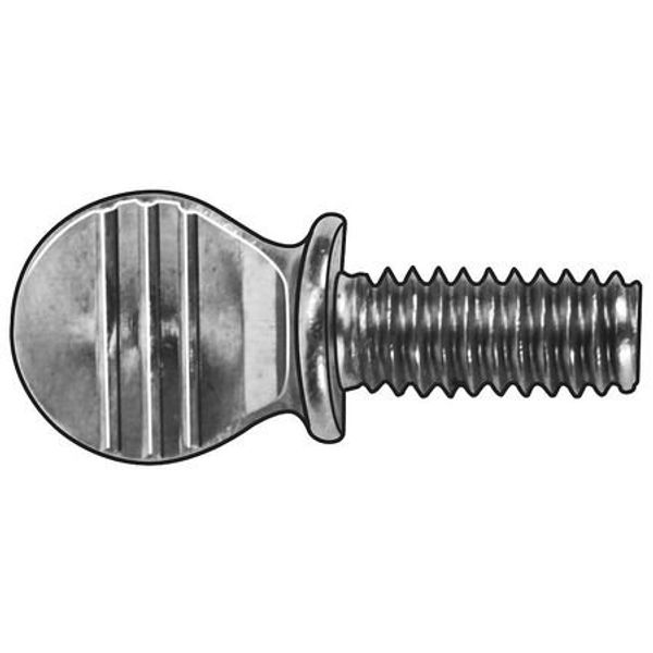 Thumb Screw, SPD, 1/4-20, 1 1/4L, PK25