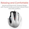 ELECOM Wired Easy Thumb Control Trackball Mouse, Sculpted Ergonomic Design, 6-Button Function with Smooth Tracking, Precision Optical Gaming Sensor, Compatible with Windows/Mac (M-XT3URBK)