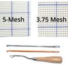Color Crazy Rug Hooking Mesh Canvas - 5-Mesh (40" x 60")
