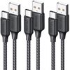 RAVIAD USB Type C Cable [1M/Set of 3] Type C Cable - Black