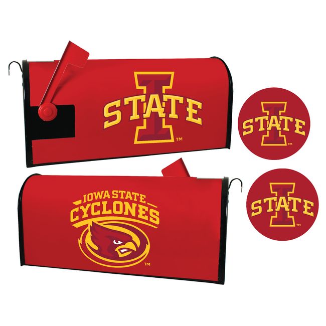 R and R Imports Iowa State Cyclones Magnetic Mailbox Cover & Sticker Set