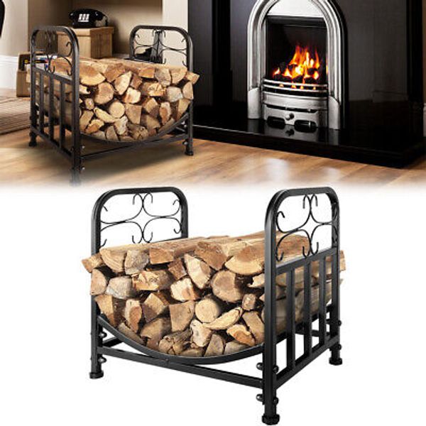 Firewood Rack Log Holder for Fireplace Wood Storage Holder Outdoor Home Backyard