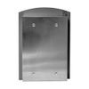 Renovators Supply Manufacturing Stainless Wall Mounted Medicine Cabinet with Mirror 24 in H x 16 in W Hanging Cabinet Storage Triple Shelf for Medicines or Bathroom Accessories with Mounting Hardware