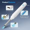 Ear Wax Removal Tool with 8 Kits & 5 Ear Spoon for iOS & Android (White)