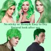 HaiolorPro Green Temporary Color Wax Washable for Men and Women Hair Color Wax Hair Color Wax for Party Cosplay Hair Makeup Paint Wax One Day Hair Color (Green)