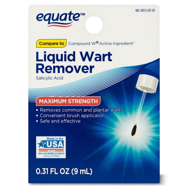 Equate Maximum Strength Liquid Wart Remover, 0.31 fl oz