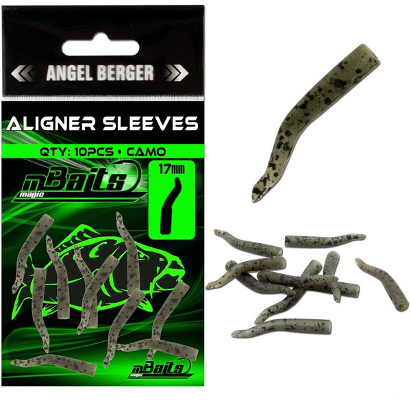 Magic Baits Aligner Sleeves Camo Kicker Aligners Hook Tube