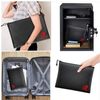 2000℉ Large Fireproof Document Bag, 13.4X 9.4 in Upgrade Fire Proof money Pouch