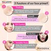 Phoera Foundation Full Coverage Makeup Set - Includes x2 Warm Peach 30ml Matte Foundation, 6ml Face Primer & Liquid Foundation Brush for Easy Application