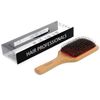 VOLANA Hair Brush Wig Brush with Boar and Nylon Bristles for All Hair Types and Wig Wearers Red for Adults and Children