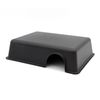 Reptile Hide Box Snake Hide Feel Secure and Safe, Gecko Hide (Black, Large 4 pcs)