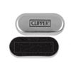 Clipper Lighter - Metal Electronic Edition - Matt Silver with Metal Box