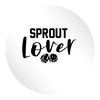 Flox Creative 15 51mm Matt Circle Stickers Sprout Lover