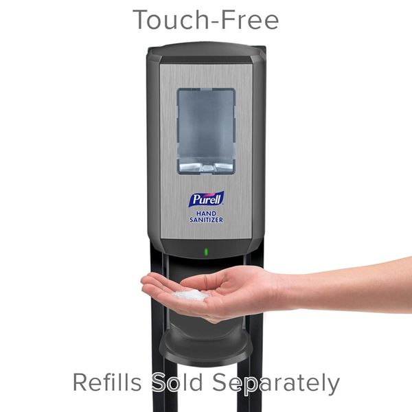 PURELL CS6 Dispenser Floor Stand, Graphite Stand with PURELL CS6 Hand Sanitizer