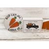 HL CWI Spring Decor - Keep Calm Carrot Patch Black Truck 3pc Set