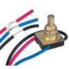 B&P Lamp® 3-Way Brass Push Canopy Switch