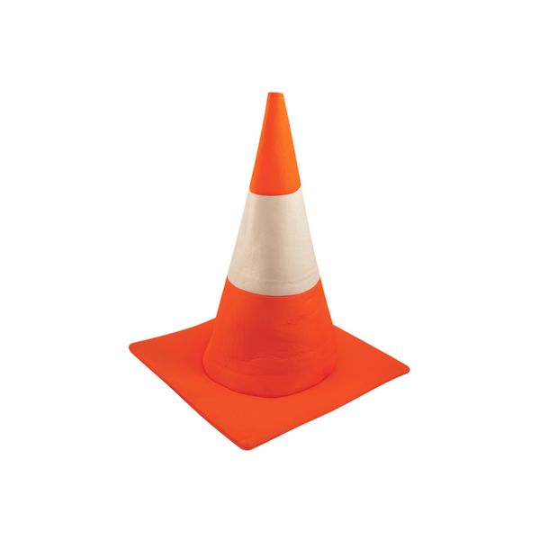 Lizzy Traffic Cone Hat (Adults) | Novelty Road Cone Stag & Hen Night Theme Party Fancy dress Costume accessory Mens & womens Unisex Orange & White Hat