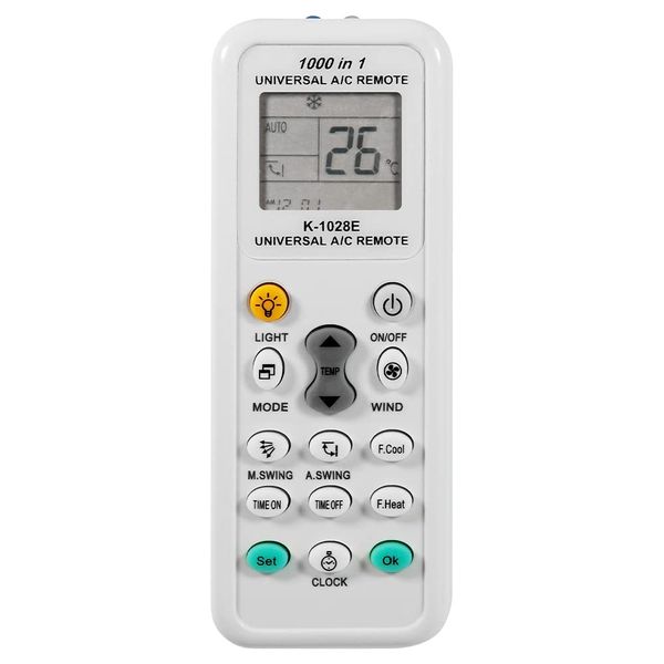 DollaTek Universal Air Conditioner Remote Control IR Remote Control Compatible with Aermec Airwell Airton ECO etc