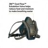 3M Rugged Comfort Quick Latch Half Facepiece Reusable Respirator6502QL/49490