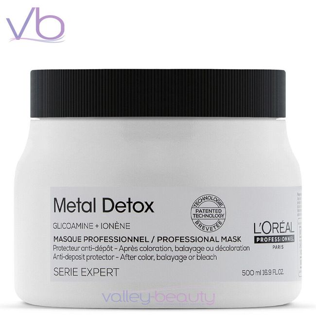 L'OREAL Metal Detox Masque Anti-Deposit Protector After Color, Balayage, Bleach