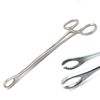 AAProTools Body Piercing Forceps Kit Hemostat Sponge Clamp 6" Straight (Slotted)