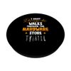 I Enjoy Romantic Walks Through The Hardware Store Handyman PopSockets Swappable PopGrip
