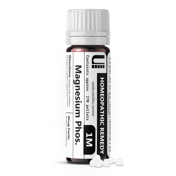 Magnesium Phosphoricum 1M Homeopathic Remedy, 270 Pellets