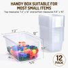 Clear Plastic Storage Bins with Lids,Stackable Containers for Classroom,Toy Stor