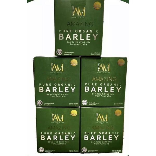 IAM WORLDWIDE AMAZING PURE ORGANIC BARLEY-50 Sachet OrFiveBoxes