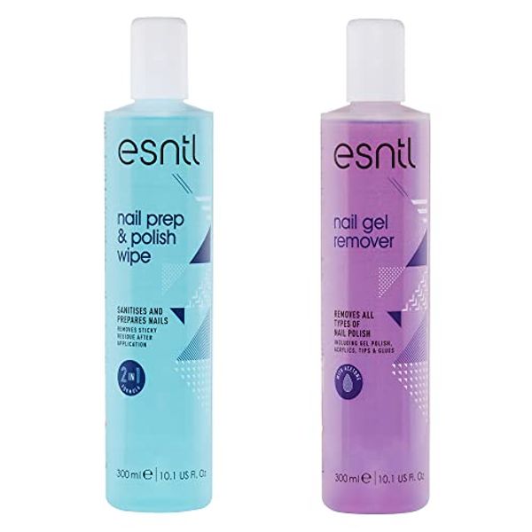 Nail Prep/Polish Wipe + Gel Nail Polish Remover Duo Kit (300ml)