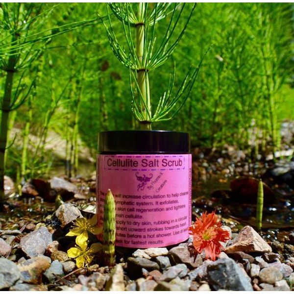 Organic Cellulite Salt Scrub- 4 Oz.