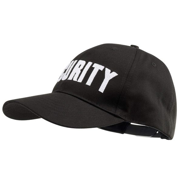 Brandit Security Cap Black with Security Stick, black, Unit size