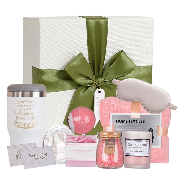 Gifts for Women, Birthday Gifts for Women Spa Gifts Baskets for Girl Bubble Bath and Body Gifts Set for Women Unique Gift Ideas for Mom Her Female Sister Mother Teacher