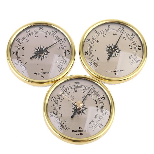 3in 1 Barometer In/Outdoor Thermometer Hygrometer Weather Station