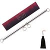 EXREIZST Adjustable Silver Spreader Bar Expandable Sports Exercise Training Set