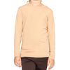 Girl's Oh So Soft Long Sleeve Top Beige Large