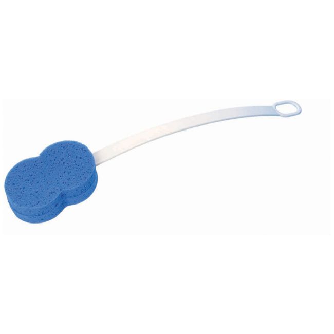 Aidapt Extra Long Flexible Handle Shower Bath Sponge Back Scrubber for Washing Hard to Reach Areas Aid