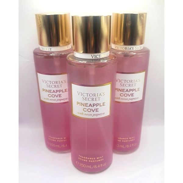 VICTORIA'S SECRET PINEAPPLE COVE BODY MIST 8.4 FL OZ (SET OF 3)