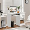Computer Desk PC Laptop Writing Table Study Computer Desk with Keyboard Tray New